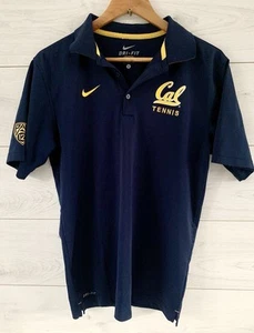Nike Tennis Cal Berkeley Golden Bears Mens Size S Polo Shirt Golf Activewear - Picture 1 of 12