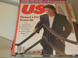 Michael J. Fox , Grows Up ,   US Magazine , April 18 , 1988 - Picture 1 of 1