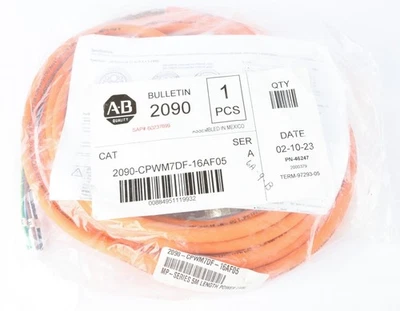 Allen-Bradley 2090-CPWM7DF-16AF05 Kinetix Continuous Flex Motor Power Cable - Image 1 of 4