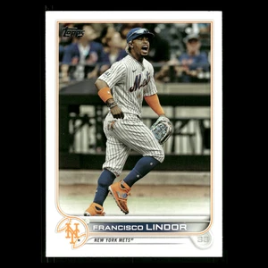 Francisco Lindor #450 2022 Topps New York Mets Baseball Card MLB - Picture 1 of 3