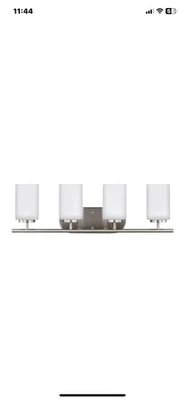 Sea Gull Lighting 41163-962 Oslo 27.5" 4-Light Opal Etched Bath Vanity in - Image 1 of 2