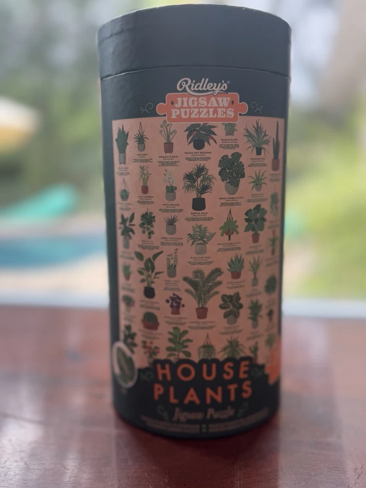 House Plants 1000 Piece Jigsaw Puzzle Ridley New - Image 1 of 4