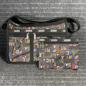 Le Sportsac Deluxe Everyday Travel Messenger Umhängetasche erweiterbar mehrfarbig - Bild 1 von 6