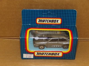 VINTAGE MATCHBOX MB-25 AUDI QUATTRO ~ GREY ~ MINT IN OPEN BOX ! - Picture 1 of 6