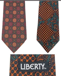 2 x Vintage LIBERTY Ties - Picture 1 of 8