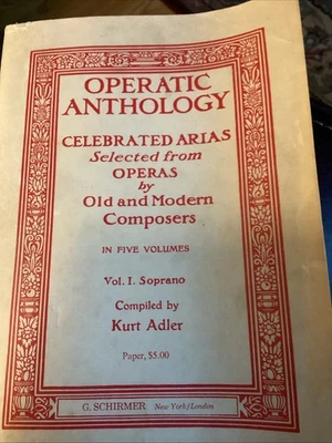 Operatic Anthology - Volume 1 Soprano - Pre-owned Paperback - Image 1 of 4
