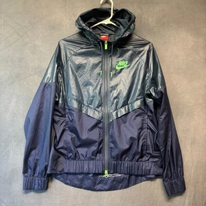 Nike Windrunner Jacket Logo Full Zip Hooded Lightweight Windbreaker Gorpcore - Picture 1 of 13