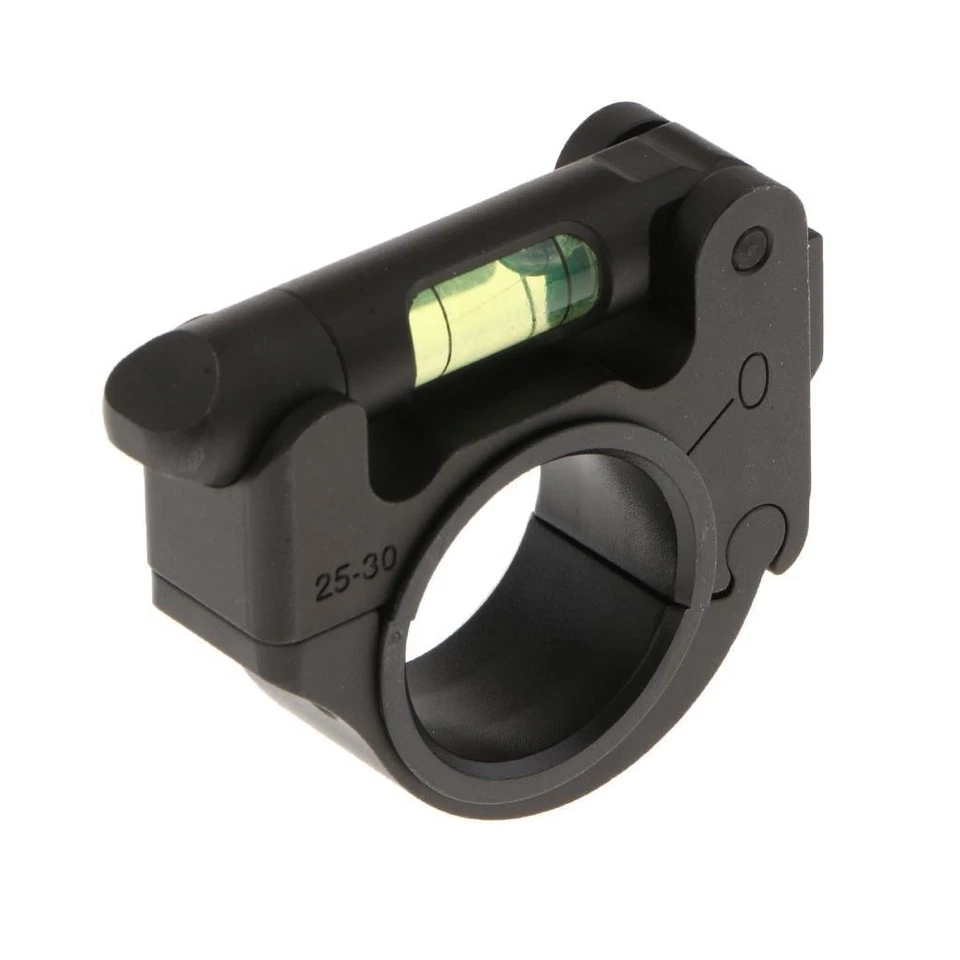 25.4mm/30mm Universal Metal Flip Sight Fixture Clamp Bubble Spirit Level - Image 1 of 1