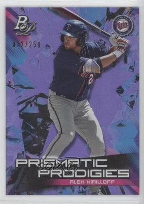 2019 Bowman Platinum Purple Refractor /250 Alex Kirilloff #PPP-34 - Image 1 of 2