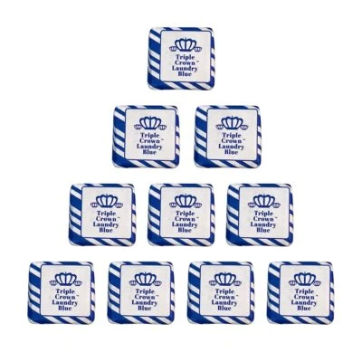 GENERIC Triple Crown Blue Laundry Detergent for Bright White Fabrics 10 Pack