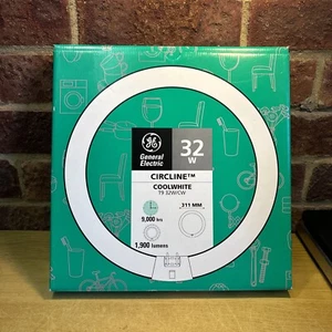 GE General Electric - T9 Circline Cool White Bulb 32w 9000 Hours 1900 Lumens - Picture 1 of 1