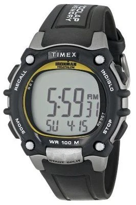 Timex T5E231, Reloj Hombre "Ironman" Resina 100 Vueltas, 5 Alarmas, Indiglo, Cronógrafo, NUEVO Foto 1 de 2