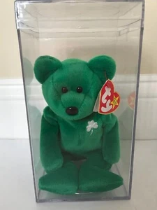Ty Beanie Babies Erin The Green Bear **Retired, Rare, Vintage, Collectable** - Picture 1 of 12