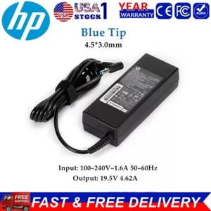 Genuine 90W 4.5*3mm Charger Adapter for HP Envy Touchsmart Sleekbook 15 17 NEW - Picture 1 of 11