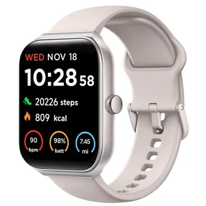 2025 Smart Watch For Men/Women, Waterproof Smartwatch Bluetooth iPhone Samsung - Picture 1 of 19