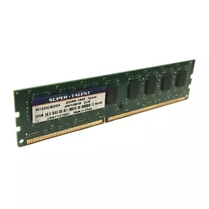 Super Talent W1333UB2GH Desktop Memory 2GB DDR3-1333 CL9 240-Pins - Picture 1 of 3