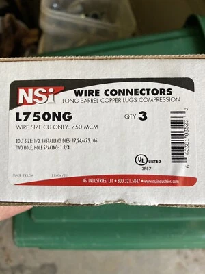 NSI L750NG Wire Connectors - Image 1 of 4