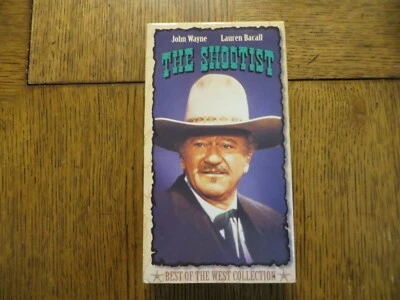The Shootist - John Wayne, Lauren Bacall, Ron Howard - 1976 VHS VERY GOOD!!! - Image 1 of 4