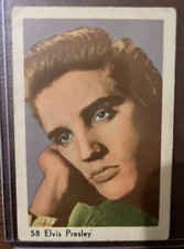 1950 ELVIS PRESLEY ROOKIE CARD MAPLE LEAF GUM FILM STARS AMSTERDAM # 58 RARE!