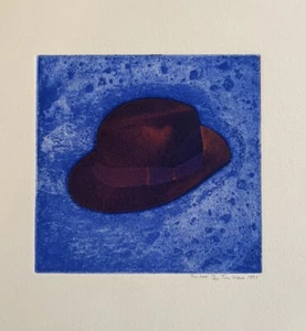 TIM MARA 1948-1997 "The Hat" Limited Edition ETCHING 32/50 1992 - Picture 1 of 4