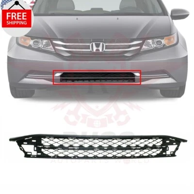 New Front Bumper Grille Dark Gray Fits 2014-2017 Honda Odyssey 4-Door HO1036119 - Image 1 of 4