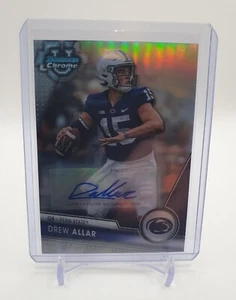 2023 Bowman University Chrome Drew Allar Refractor Auto /499 Penn State - Picture 1 of 2
