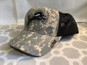 Detroit Lions Cap Camouflage Team Apparel Strap Back NFL Football Herren #YD-2 - Bild 1 von 10