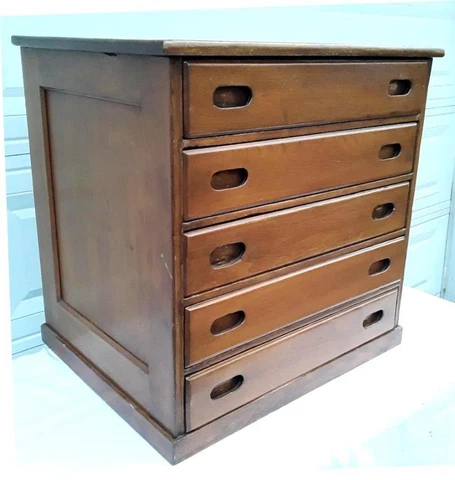 FRANK TEA and SPICE 1890s Antique MERCANTILE GENERAL STORE CABINET Cinc. Ohio Cover