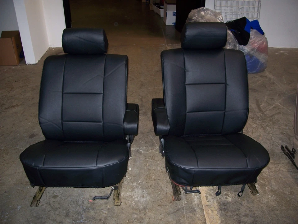 FUNDAS ASIENTO DELANTERAS IGGEE S. CUERO AJUSTE PERSONALIZADO BMW SERIE E23 7 1977-1986 Foto 1 de 4