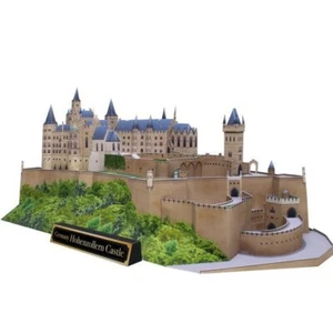 New DIY Unassembled Hohenzollern Castle, Germany 3D Famous Building Paper Model - Picture 1 of 3