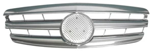 Front Grille Chrome-Silver W/3 Molding For '2005-'2009 Benz W221 S Class CL Type - Imagen 1 de 1