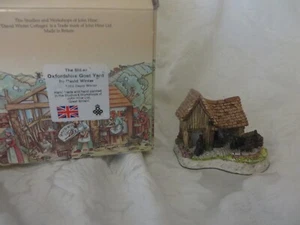 David Winter Cottage THE SHIRES OXFORDSHIRE GOAT YARD  COA BOX - Picture 1 of 7