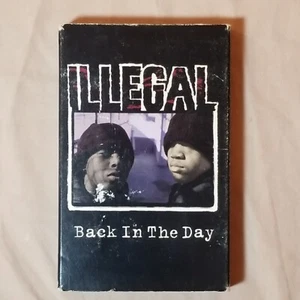 illegal Back In The Day Malik Edwards Jamal Phillips Cassette Single NO CD Vinyl - Foto 1 di 8