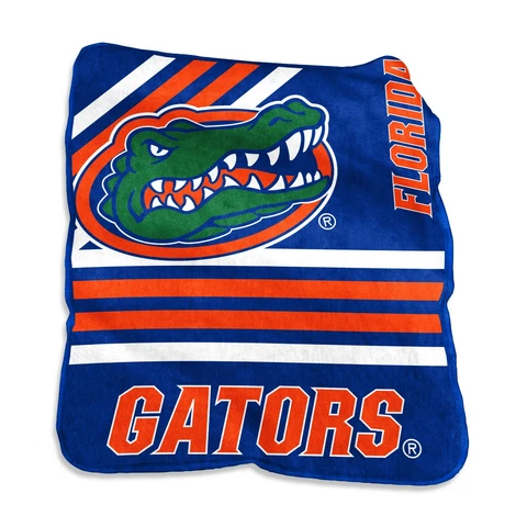 Florida Gators NCAA Logo Brands 50x60 Raschel Throw Blanket Cover