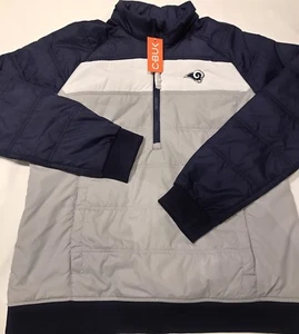 NWT WOMEN CBUK By CUTTER & BUCK  LA RAMS HALF-ZIP JACKET XXL - Picture 1 of 6