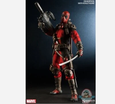 Figura exclusiva de Marvel Deadpool escala 1/6 Sideshow coleccionables usada JC Foto 1 de 4