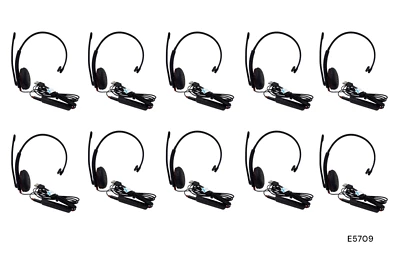 Plantronics 315T Mono Headset W/Blackwire 300DA USB Adapter Lot of 10 E5709 - Image 1 of 4