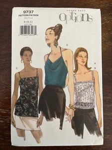 Vogue 9737 UNCUT Sewing Pattern, Misses' Loose-Fitting Top, Size 8-10-12 - Picture 1 of 2