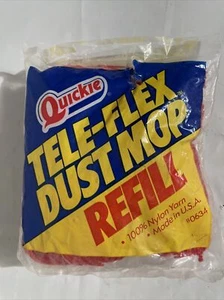 NOS Quickie Tele-Flex Dust Mop Refill 100% Nylon Yarn USA #0634. Replacement - Picture 1 of 3