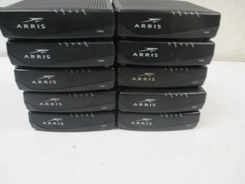 LOTE DE 10 módems de cable Arris CM820A DOCSIS 3.0 (SIN CABLES) Foto 1 de 4