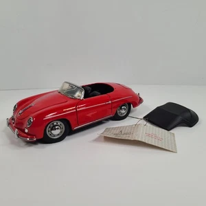 Franklin Mint Precision Models 1955 Porsche 356 Speedster Red 1/24 LOOSE - Picture 1 of 23