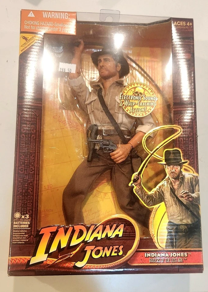 Indiana Jones With Whip 12in Action Figure Hasbro