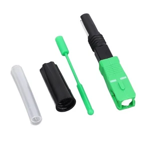 SC Fiber Connector 20 Stück Fiber Optic Connectors Schnelles Spleißen Für❀ - Afbeelding 1 van 24