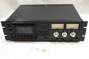 Cubierta de casete estéreo TASCAM 112RMKII negra de colección probada Japón FedEx GS03 - Imagen 1 de 10