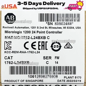 New AB 1762-L24BXB MicroLogix 1200 24 Point Controller 1762L24BXB US Free Tax - Picture 1 of 2