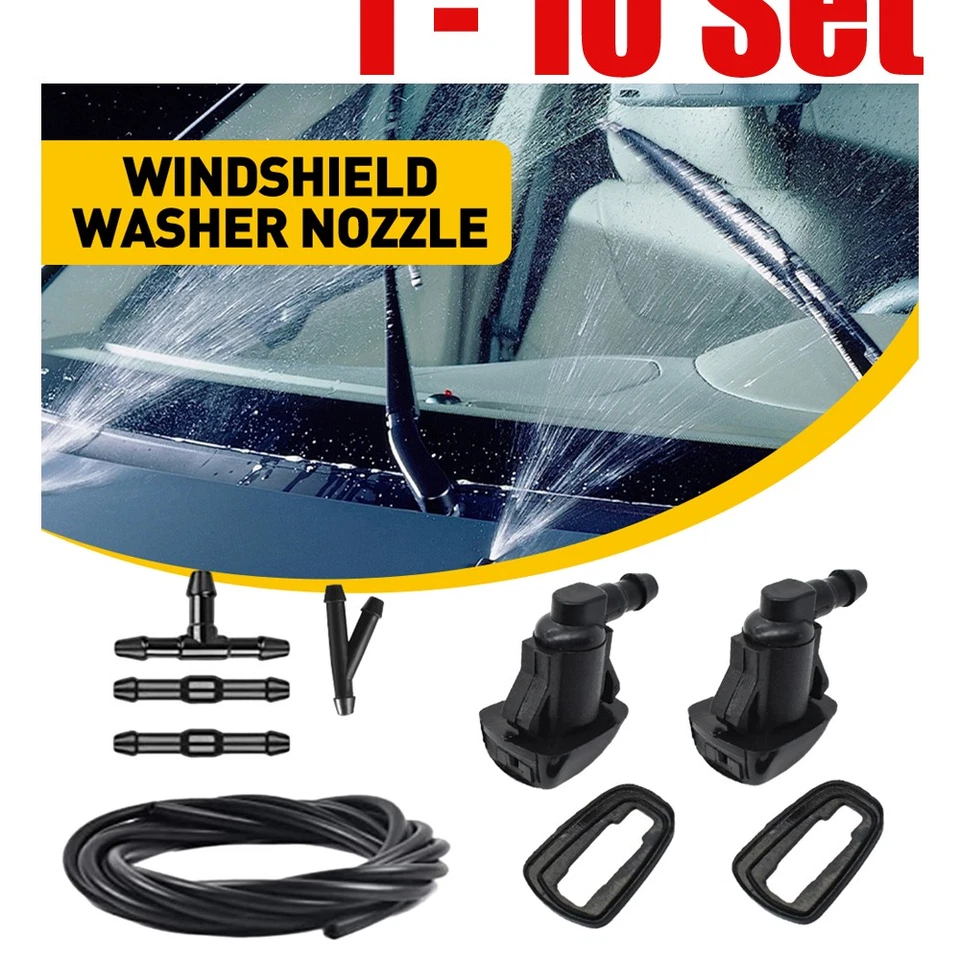 For Jeep Grand Cherokee Windshield Wiper Water Washer Spray Je Nozzle 1-10Set - Image 1 of 4