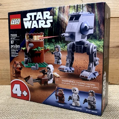 LEGO 75332 AT-ST Star Wars Ewok Wicket Disney New In Box Sealed Retired - Image 1 of 4