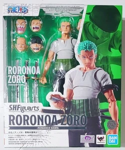 Bandai One Piece S.H. Figuarts One Piece Roronoa Zoro Romance Dawn 15 cm - Imagen 1 de 7
