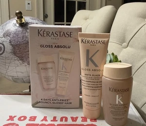 KERASTASE Gloss Absolu Bain Hydra Shampoo & Insta Glaze Conditioner 1oz Set H3 - Picture 1 of 7
