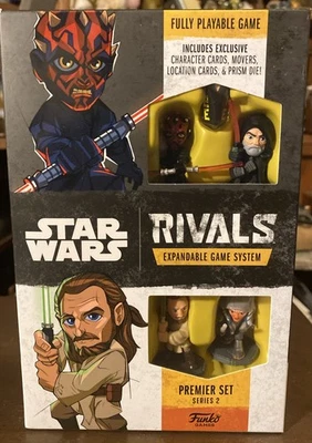 Funko Star Wars Rivals Series 2 Premier Set Maul, Baylon, Qui-Gon Jinn, Ahsoka  - Imagem 1 de 4
